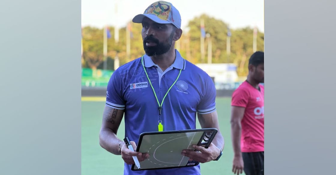 P R Sreejesh, the coach. 