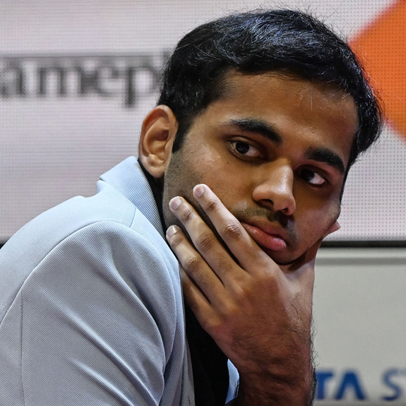 Arjun Erigaisi. File photo: AFP