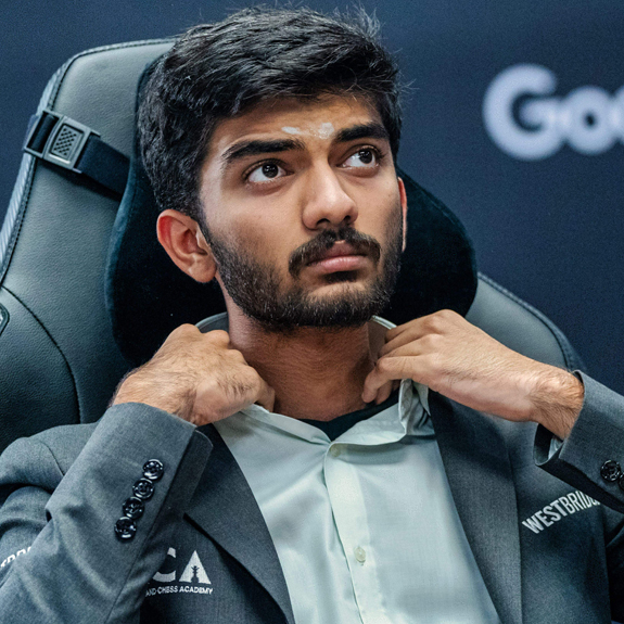 World Chess Champion D Gukesh. Photo: PTI