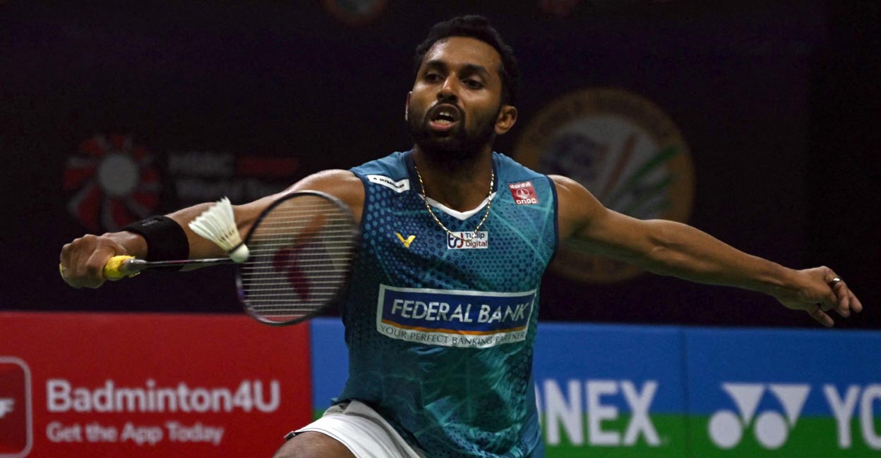 BADMINTON-IND-OPEN H S Prannoy won the opening singles. File photo: AFP/Arun Sankar