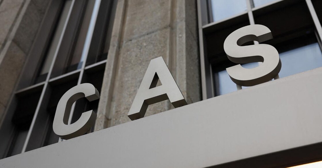 A view of the signage at the entrance of the Court of Arbitration for Sport in Lausanne, Switzerland . File photo: Reuters/Denis Balibouse