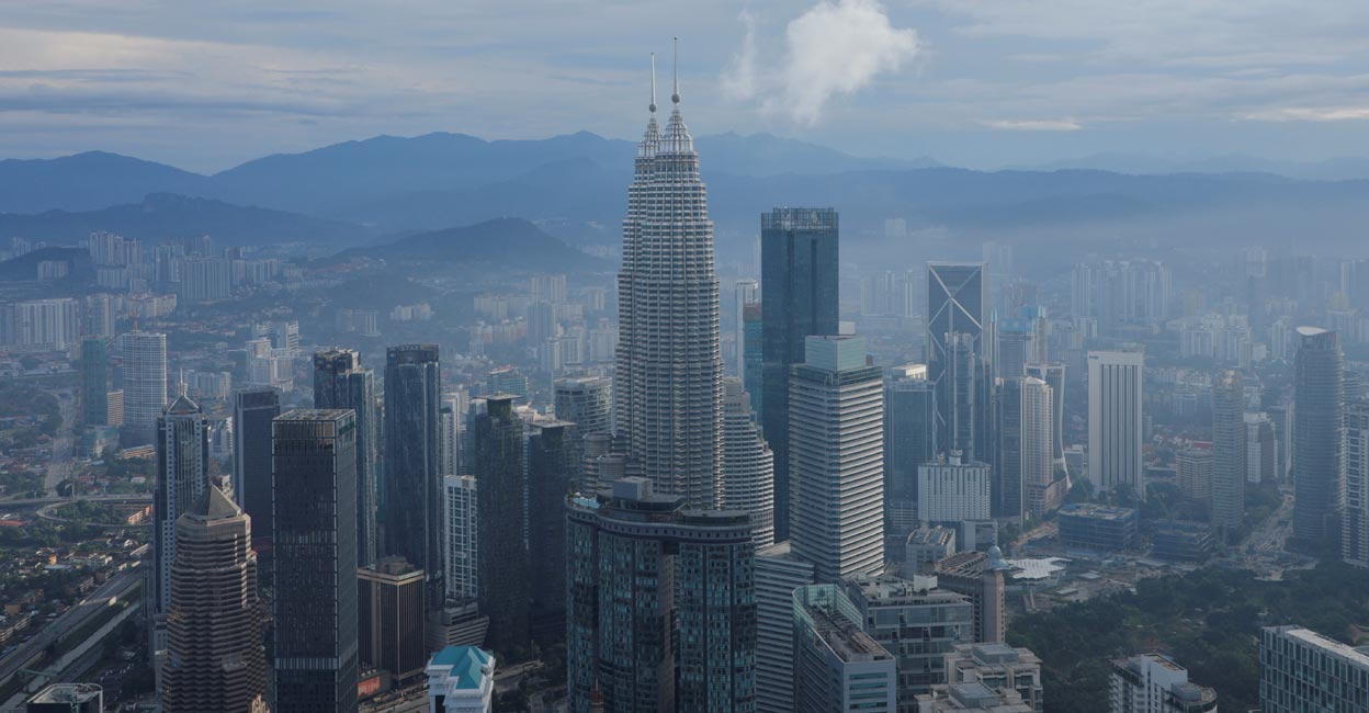 A general view of city skyline including Malaysia's landmark Petronas Twin Towers in Kuala Lumpur. File photo: Reuters/Hasnoor Hussain