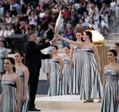 Paris Olympics organisers receive flame in Athens ahead of torch relay