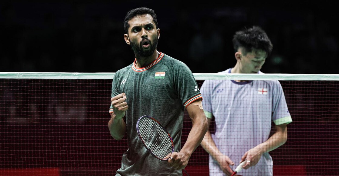 H S Prannoy. Photo: X@BAI_Media