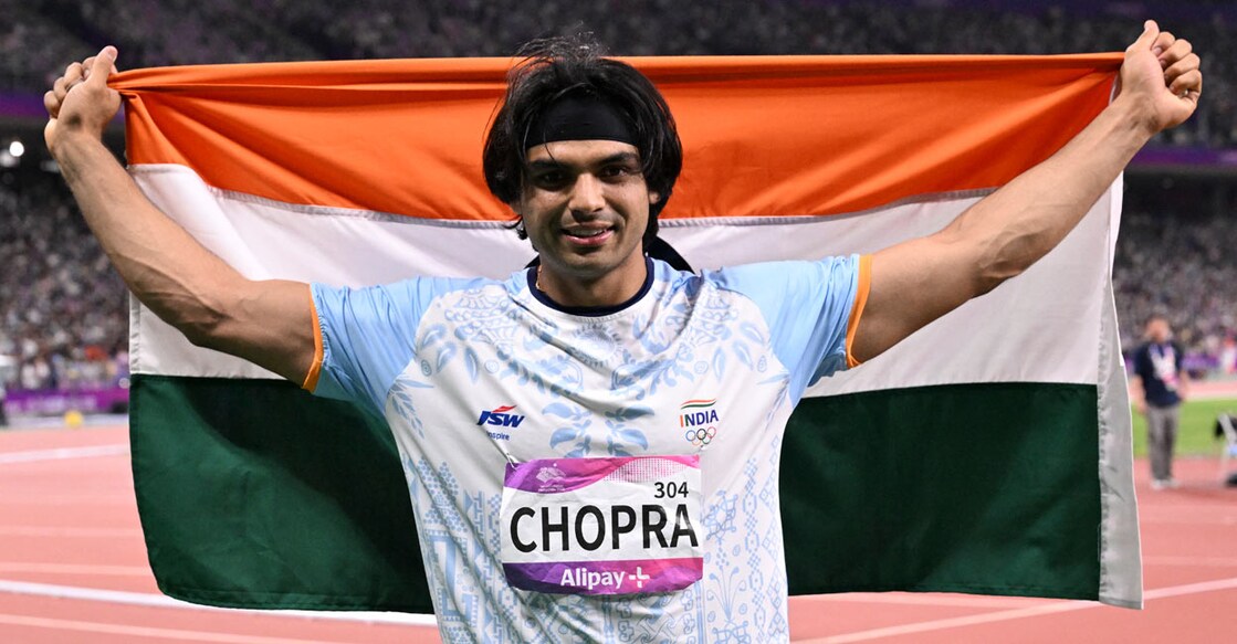 Neeraj Chopra. File photo: AFP