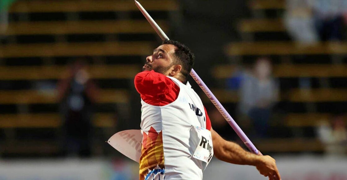 Rinku Hooda in action. Photo: X@SAI_Media