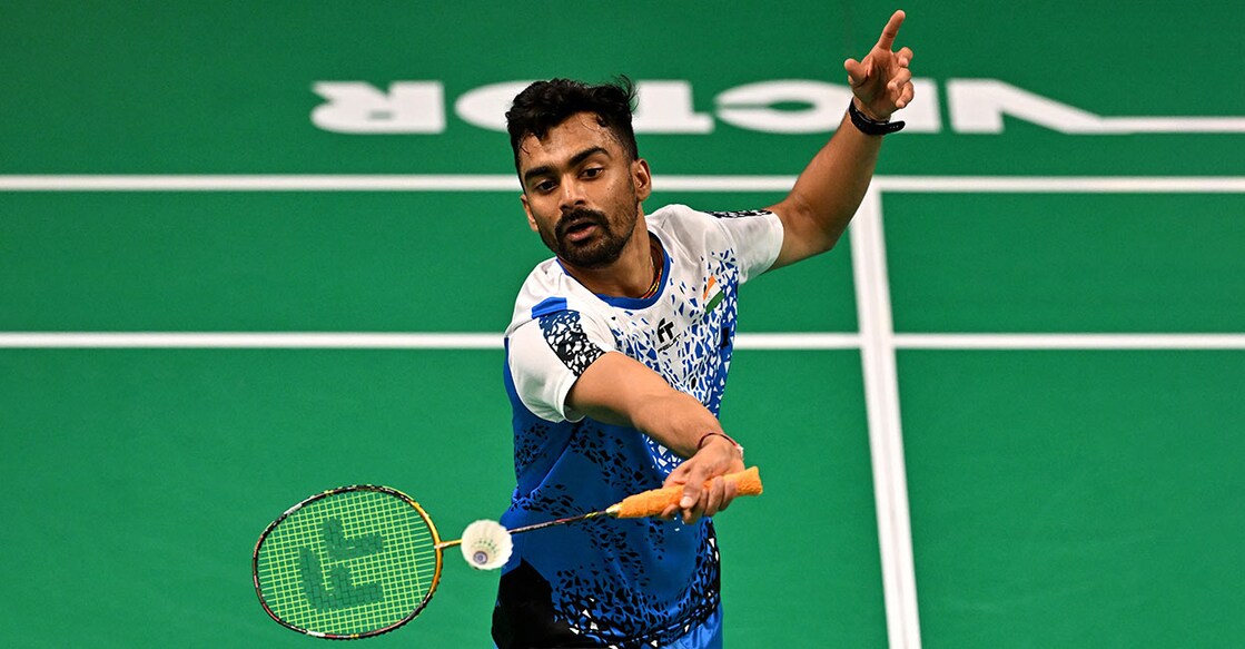 Sameer Verma was no match for Lin Chun-Yi. Photo: AFP/Saeed Khan 