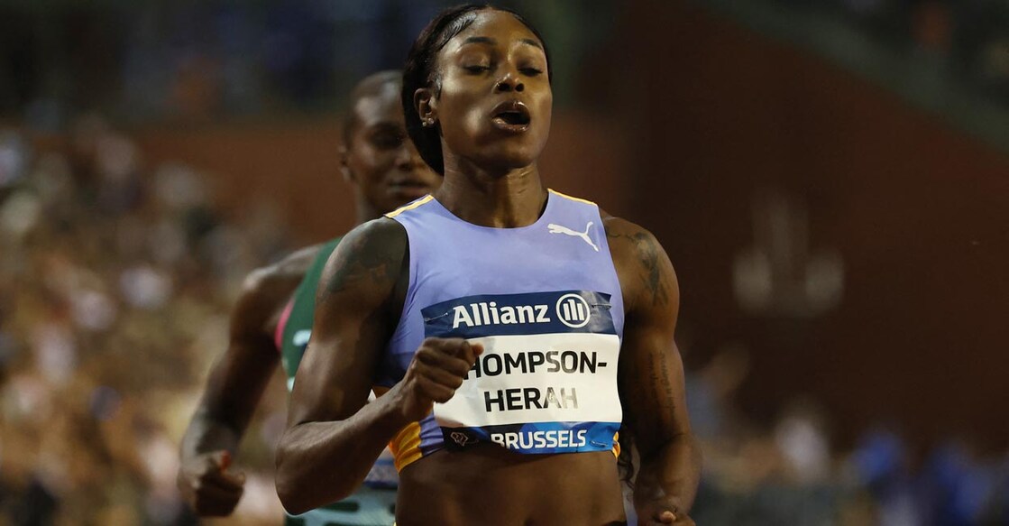 Thompson-Herah became the first woman to win back-to-back Olympic sprint doubles in Tokyo. File photo: Reuters/Yves Herman