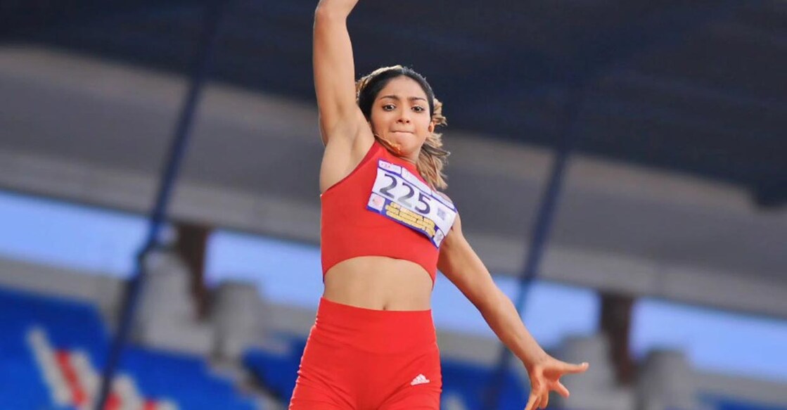 Nayana James produced her best jump outside India. File photo: IANS