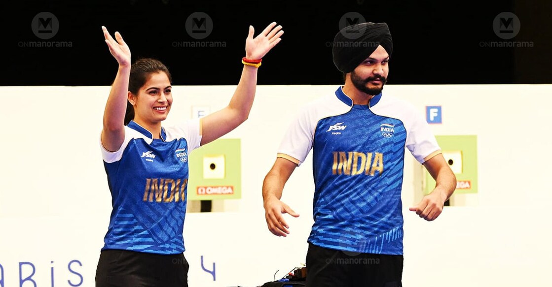 Manu Bhaker and Sarabjot Singh Manu Bhaker and Sarabjot Singh