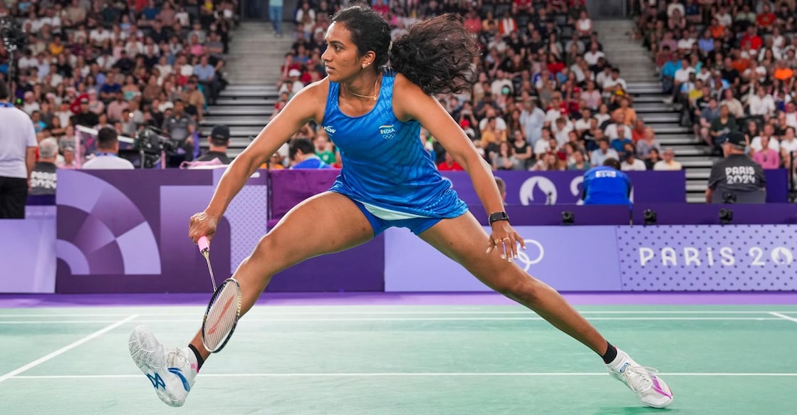 Sindhu won in straight games. Photo: PTI/Ravi Choudhary