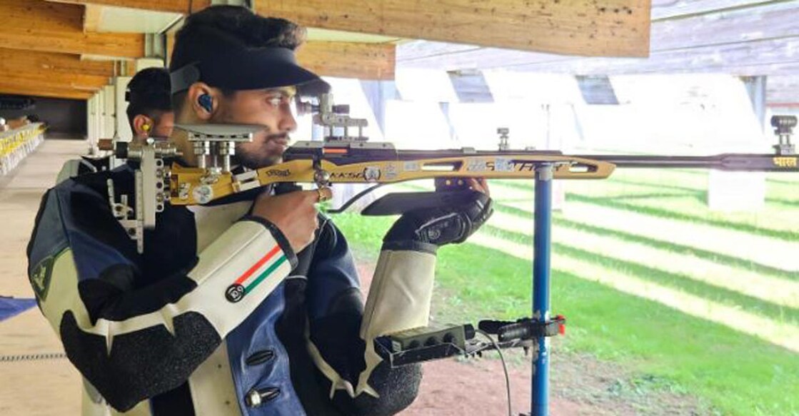 Swapnil Kusale finished seventh in the qualifiers. File photo: SAI via IANS