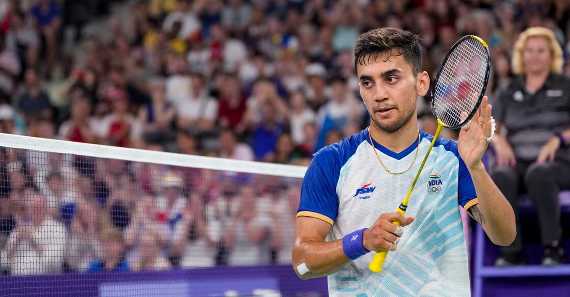 Lakshya Sen could become the first Indian male shuttler to make it to the Olympic semifinals. Photo: PTI/Ravi Choudhary