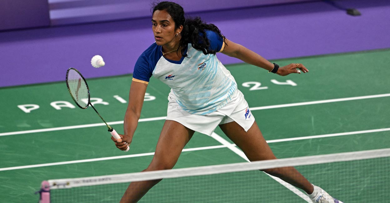 P V Sindhu lost in straight games. Photo: AFP/Arun Sankar