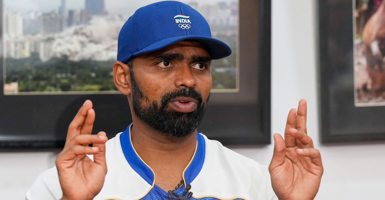 P R Sreejesh said he's keeping his fingers crossed on the CAS verdict on Vinesh Phogat's appeal. Photo: PTI
