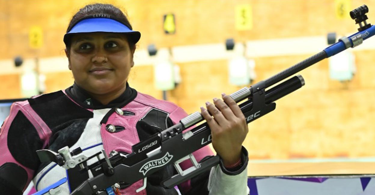 Mona Agarwal Mona Agarwal won the bronze. Photo: X@Media_SAI