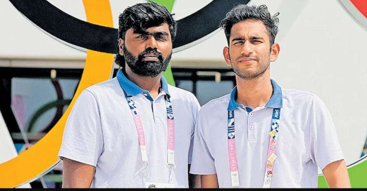 Two Keralites who celebrate India's shooting stars in silence Shijin Shaji, left, Yasin Mohammed