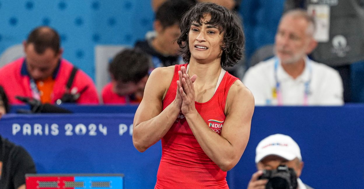 Vinesh Phogat disqualified from Paris Olympics for being overweight