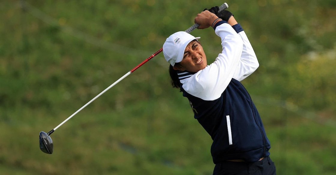 Indian golfer Aditi Ashok. File photo: AFP/Emmanuel Dunand 