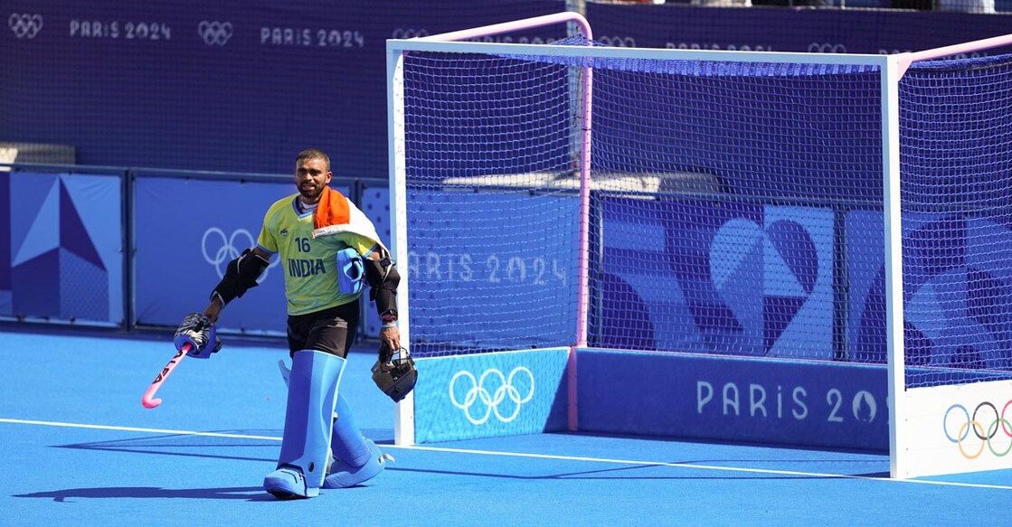 It was a fitting farewell for Sreejesh as India retained the bronze medal. File photo: PTI/Ravi Choudhary 