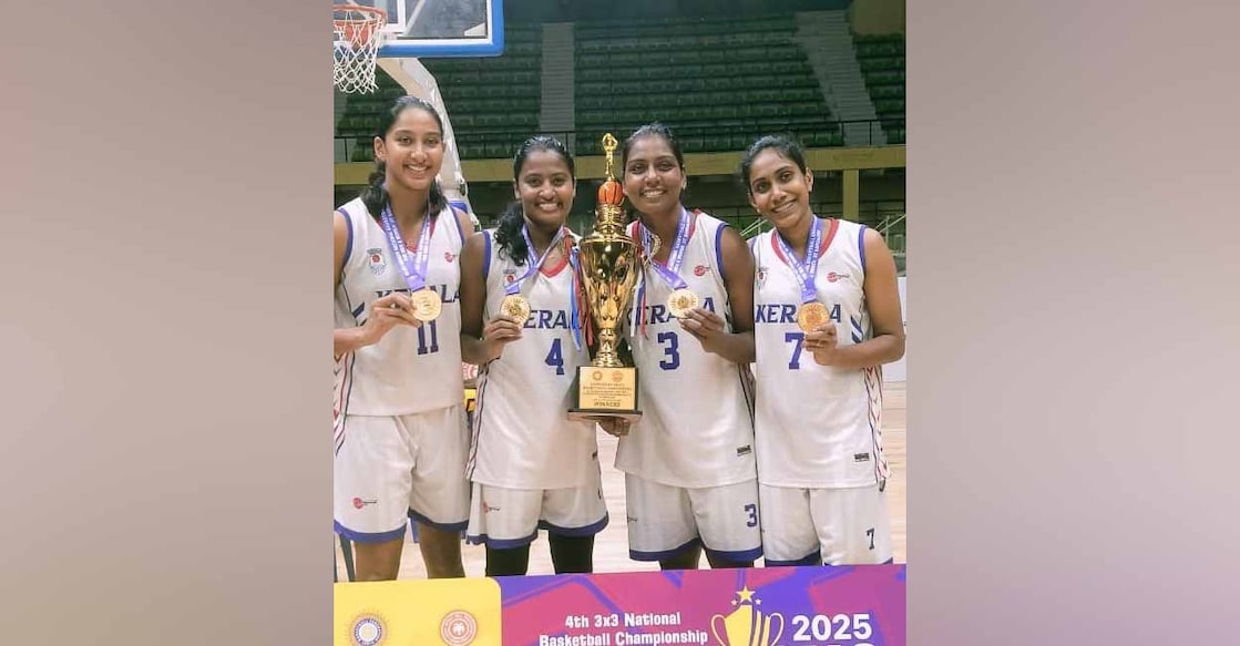 Women from Kerala pose with trophies and medals. Photo: Special arrangement