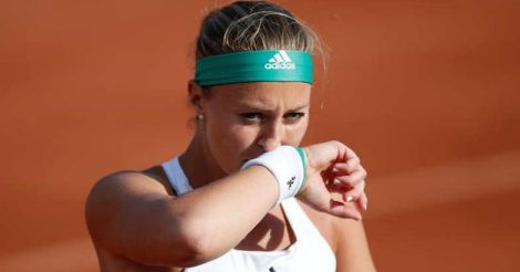 Home favorite Mladenovic crashes out