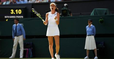 TENNIS-WIMBLEDON, Konta pulls out the stops to battle past Vekic