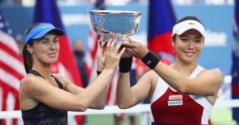 Hingis wins 25th Grand Slam title with doubles triumph