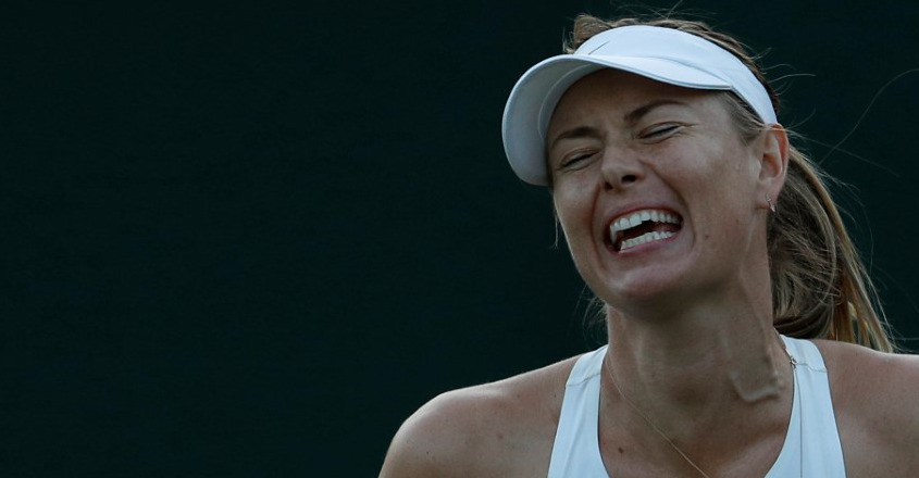 Maria Sharapova Falls In First Round At Wimbledon Maria Sharapova Wimbledon