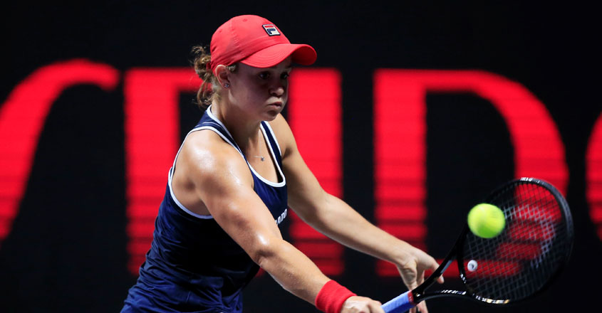 Top ranked Barty books berth in WTA Finals last four