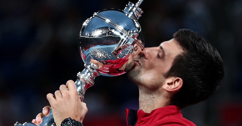 Novak Djokovic takes Japan Open with eye on Tokyo Olympics Novak Djokovic takes Japan Open with eye on Tokyo Olympics