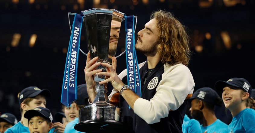 Tsitsipas fights back to beat Thiem and claim ATP Finals title Tsitsipas fights back to beat Thiem and claim ATP Finals title