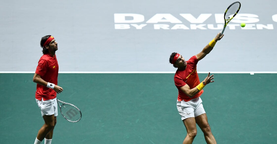 Nadal powers Spain past Britain into Davis Cup final