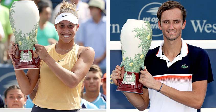 Medvedev, Keys crowned Cincinnati Masters champions Medvedev, Keys crowned Cincinnati Masters champions