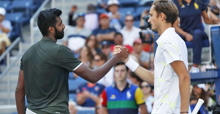 Gunneswaran goes down to 5th seed Medvedev in US Open first round Gunneswaran goes down to 5th seed Medvedev in US Open first round
