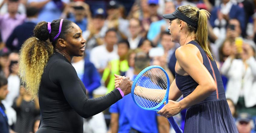 Serena proves too strong for Sharapova in US Open showdown Serena proves too strong for Sharapova in US Open showdown