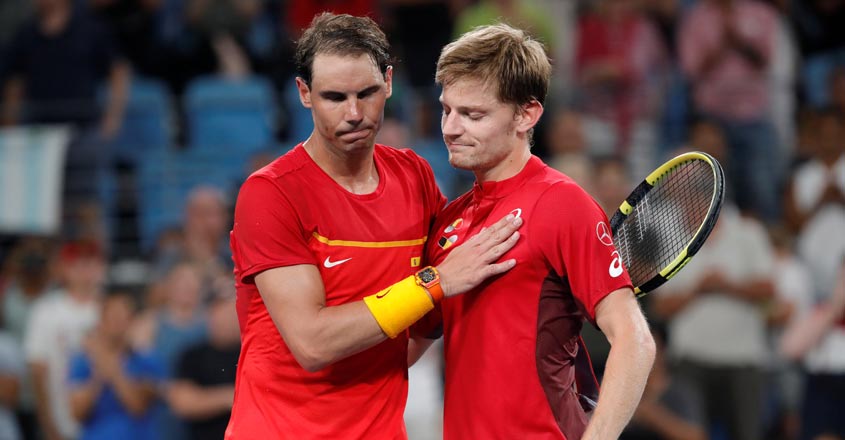 Goffin upsets Nadal to keep Belgium alive in ATP Cup quarter-final