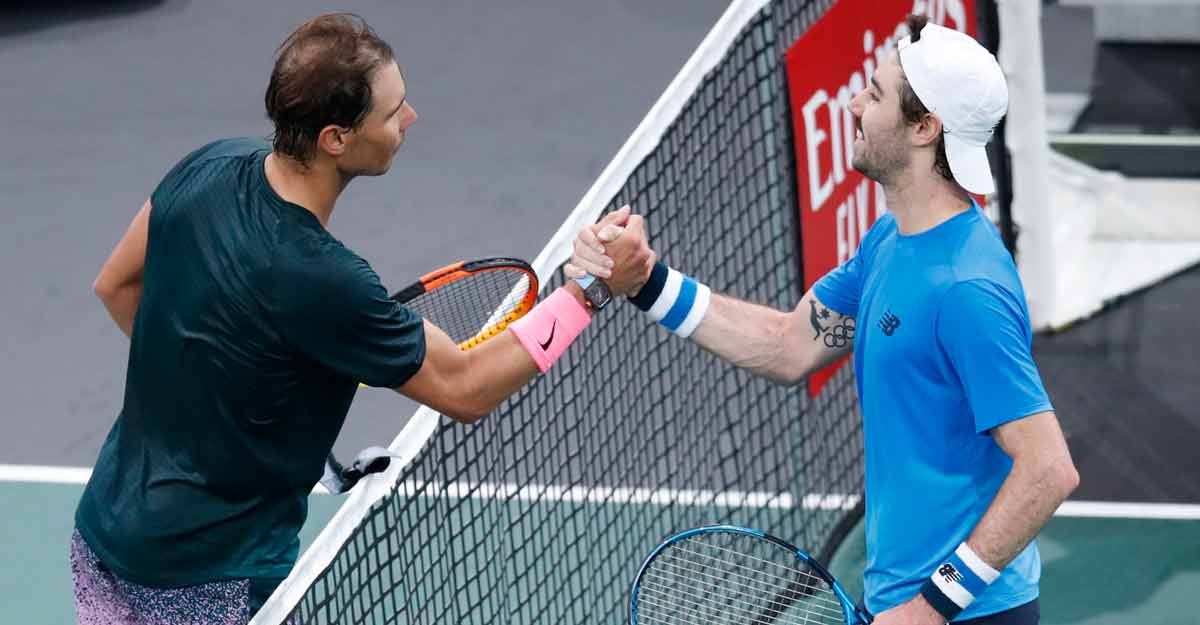 Nadal through to last eight Nadal through to last eight