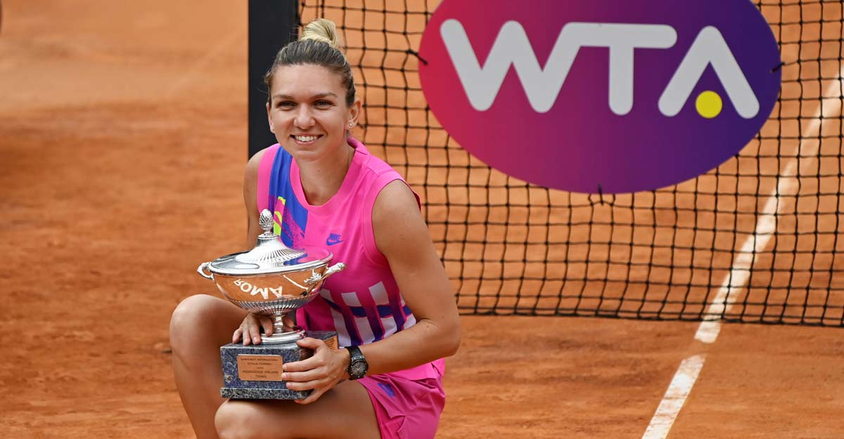 Halep claims Rome title after Pliskova retires with injury