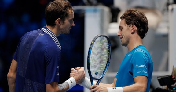Daniil Medvedev and Casper Ruud Daniil Medvedev and Casper Ruud