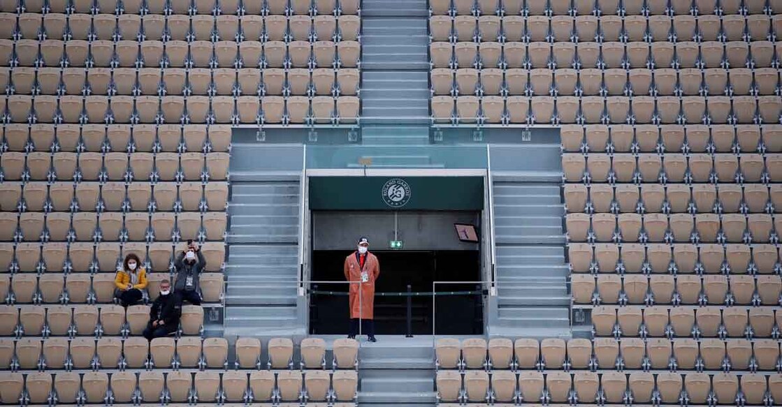 Empty stands