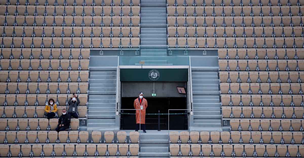 Empty stands