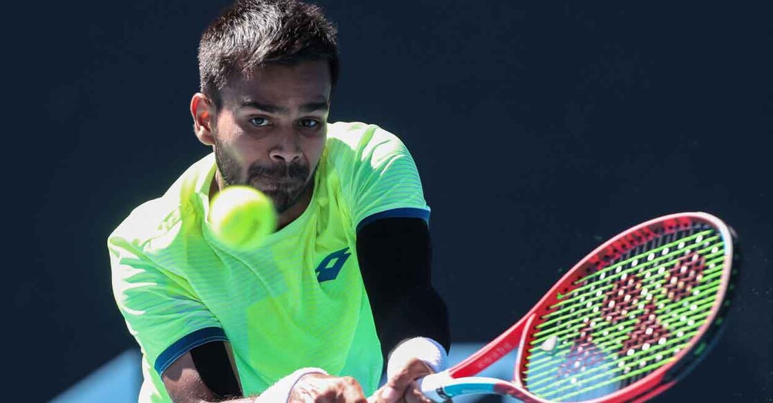 Sumit Nagal. File photo: AFP