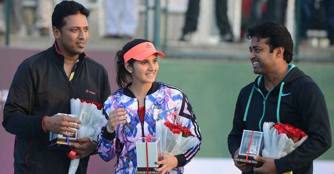 Bhupathi, Sania & Paes