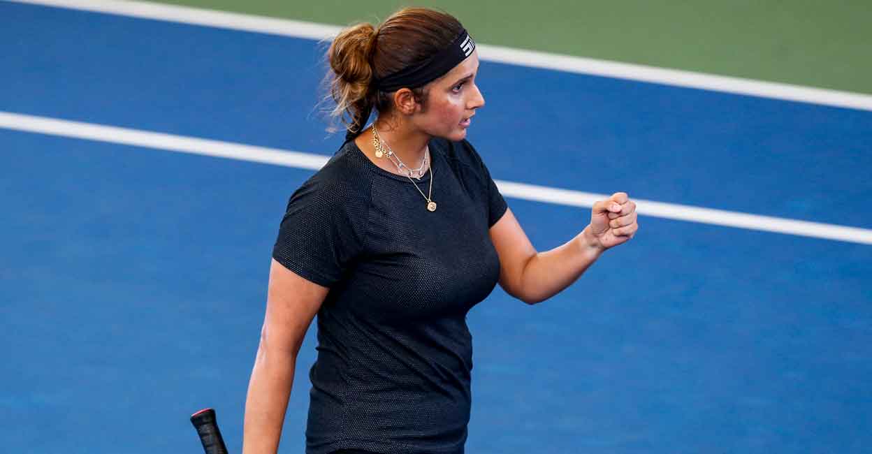 It was a forgettable outing for Sania Mirza. File photo: AFP