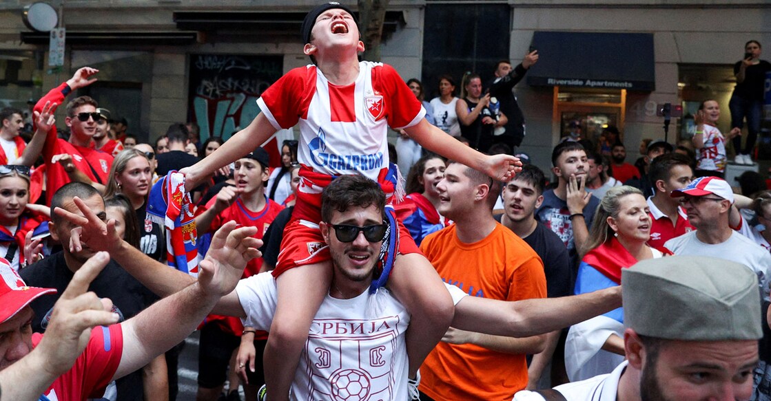Novak Djokovic's supporters rally in in Melbourne on Monday. Photo: Reuters/Loren Elliott

