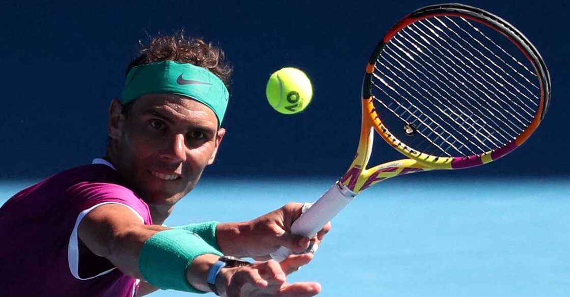 Spain's Rafael Nadal in action during his first round match against Marcos Giron of the U.S. Reuters/Asanka Brendon Ratnayake