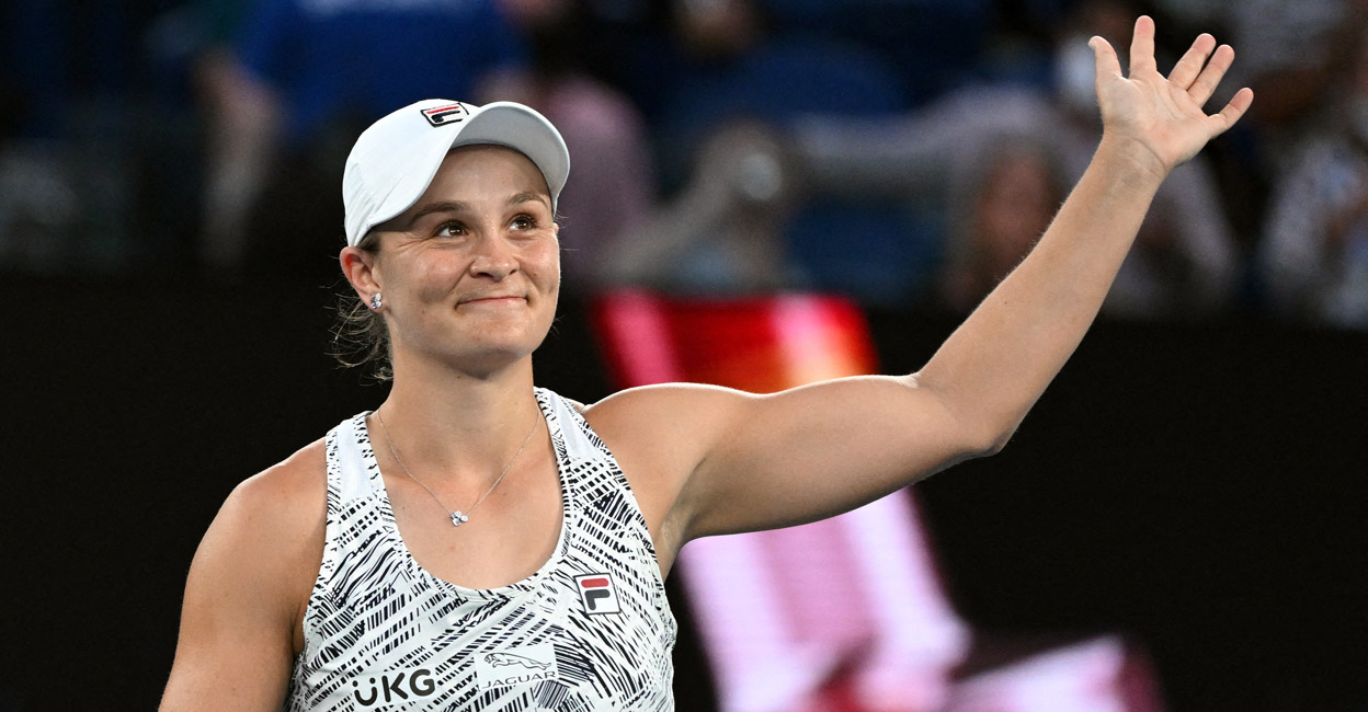 Ash Barty Ash Barty is yet to drop a set in the tournament. Photo: Reuters/Morgan Sette
