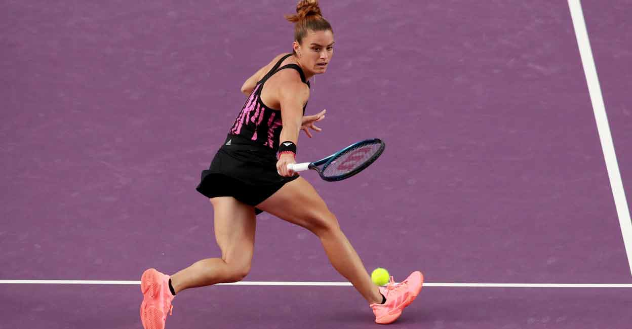 Maria Sakkari edged Jessica Pegula to avenge her loss to the American in the Guadalajara final. File photo: Reuters/Henry Romero