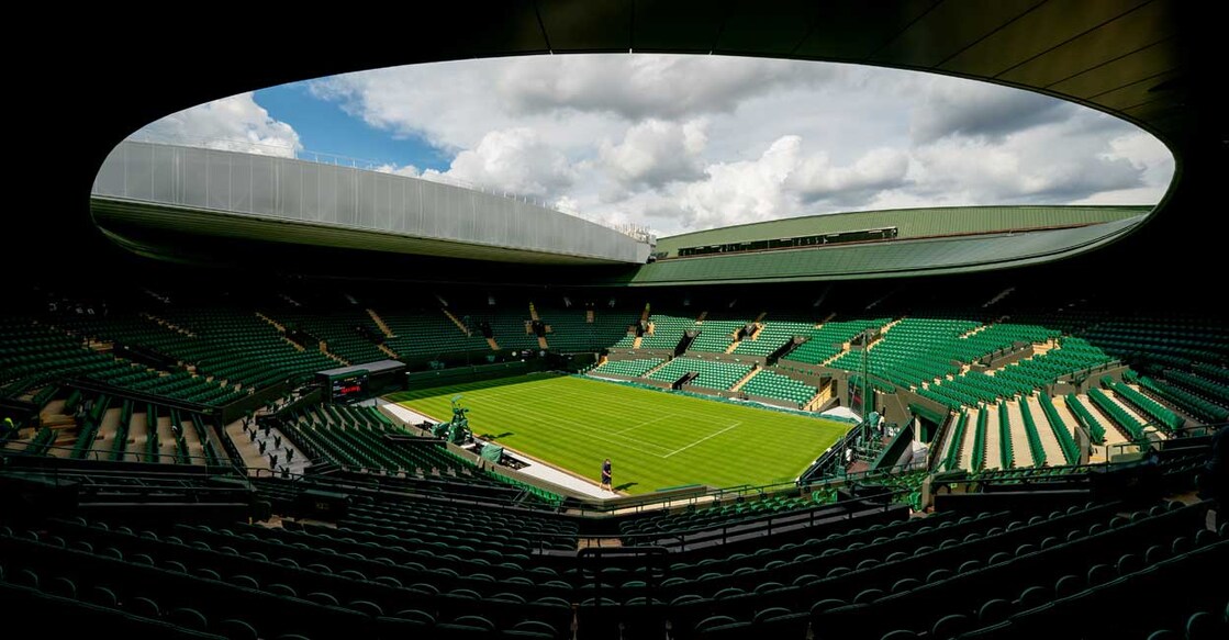 A general view of No.1 Court. Photo: Pool via Reuters/Jon Super